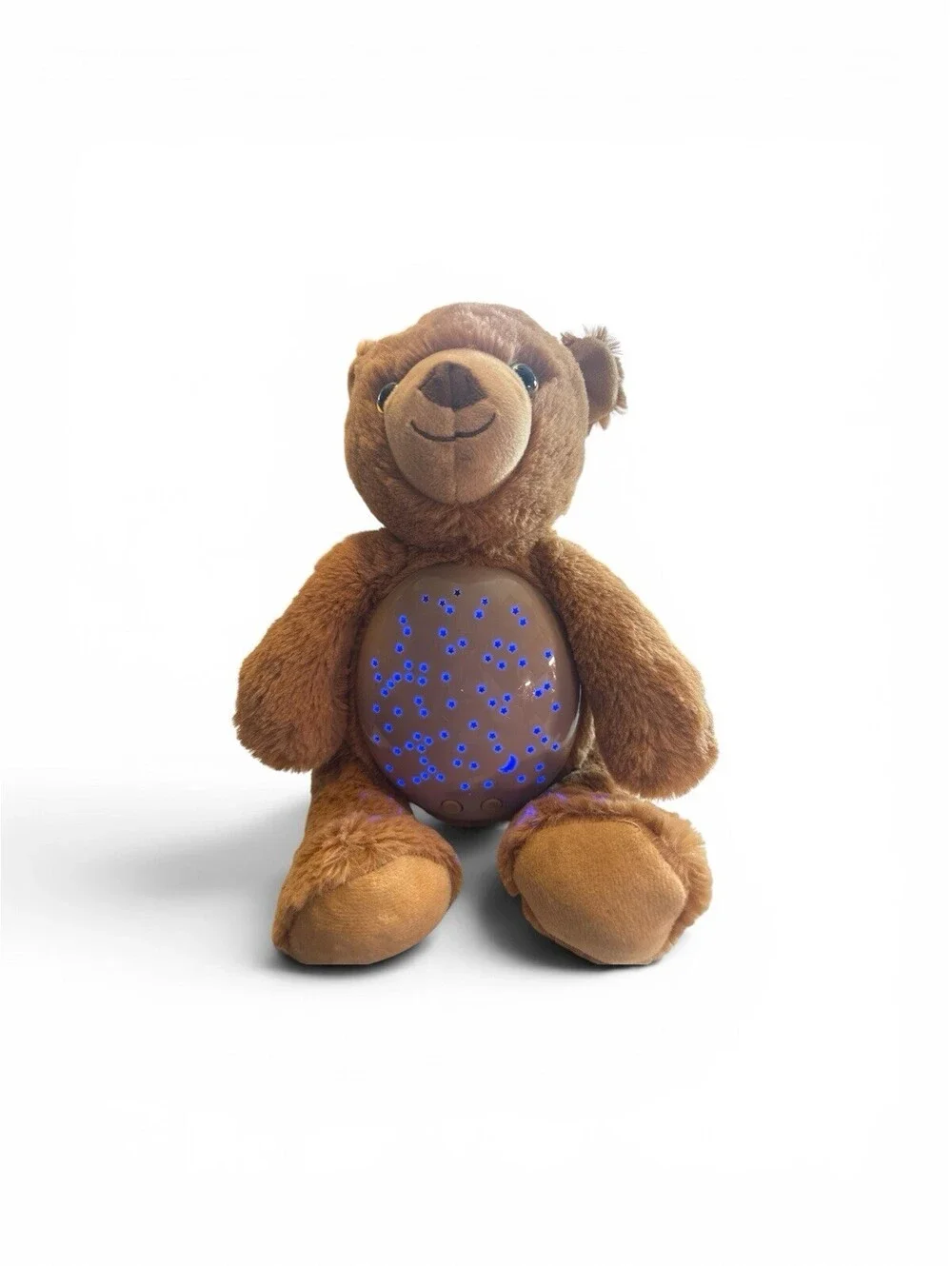 Night Light w/Sound Cuddly Projector Brown Plush Bear Stuffed Animal 11